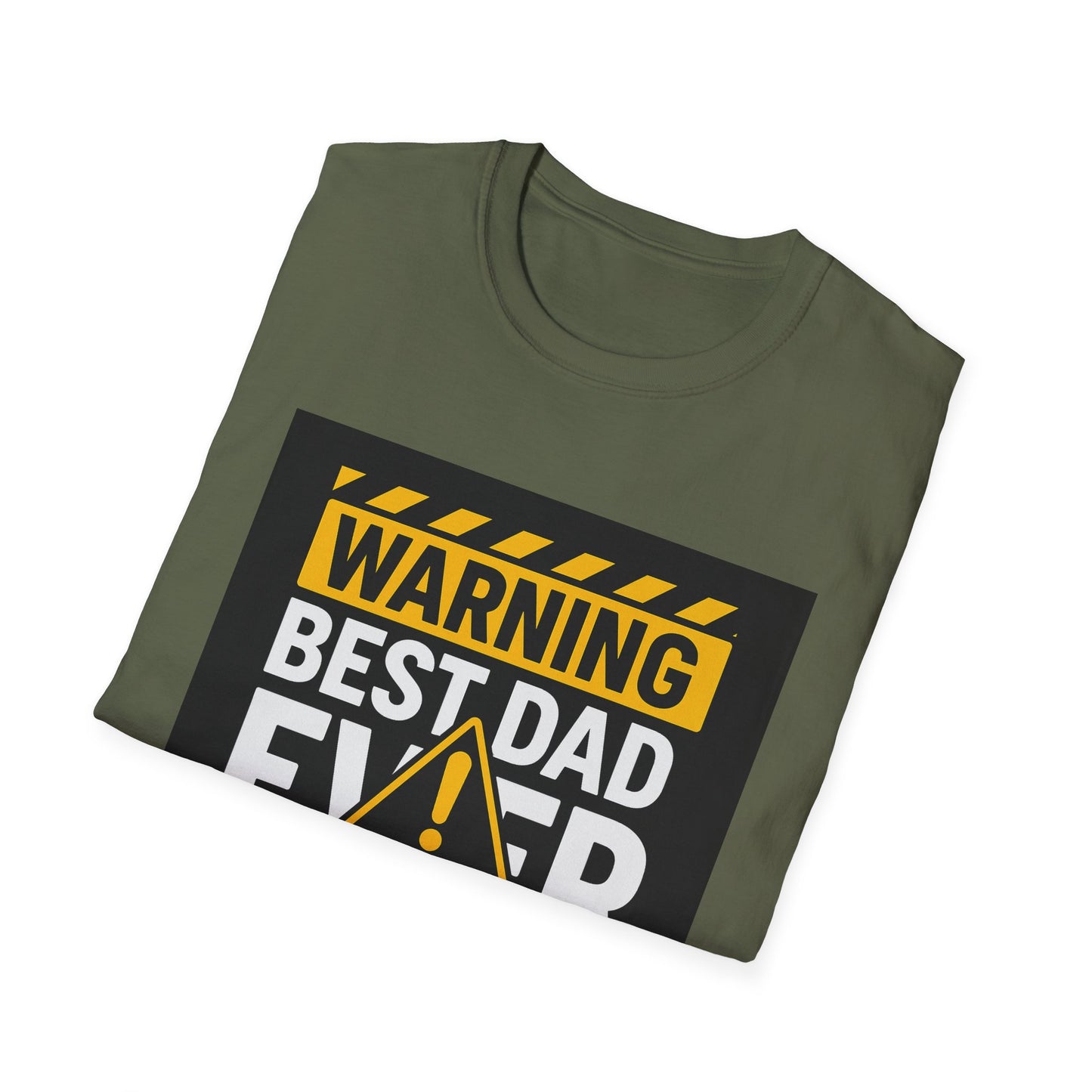 Warning Best Dad Ever T-Shirt | Funny Gift for Dads | Father's Day, Birthday, Dad's Night Out, Casual Wear, Unisex Tee