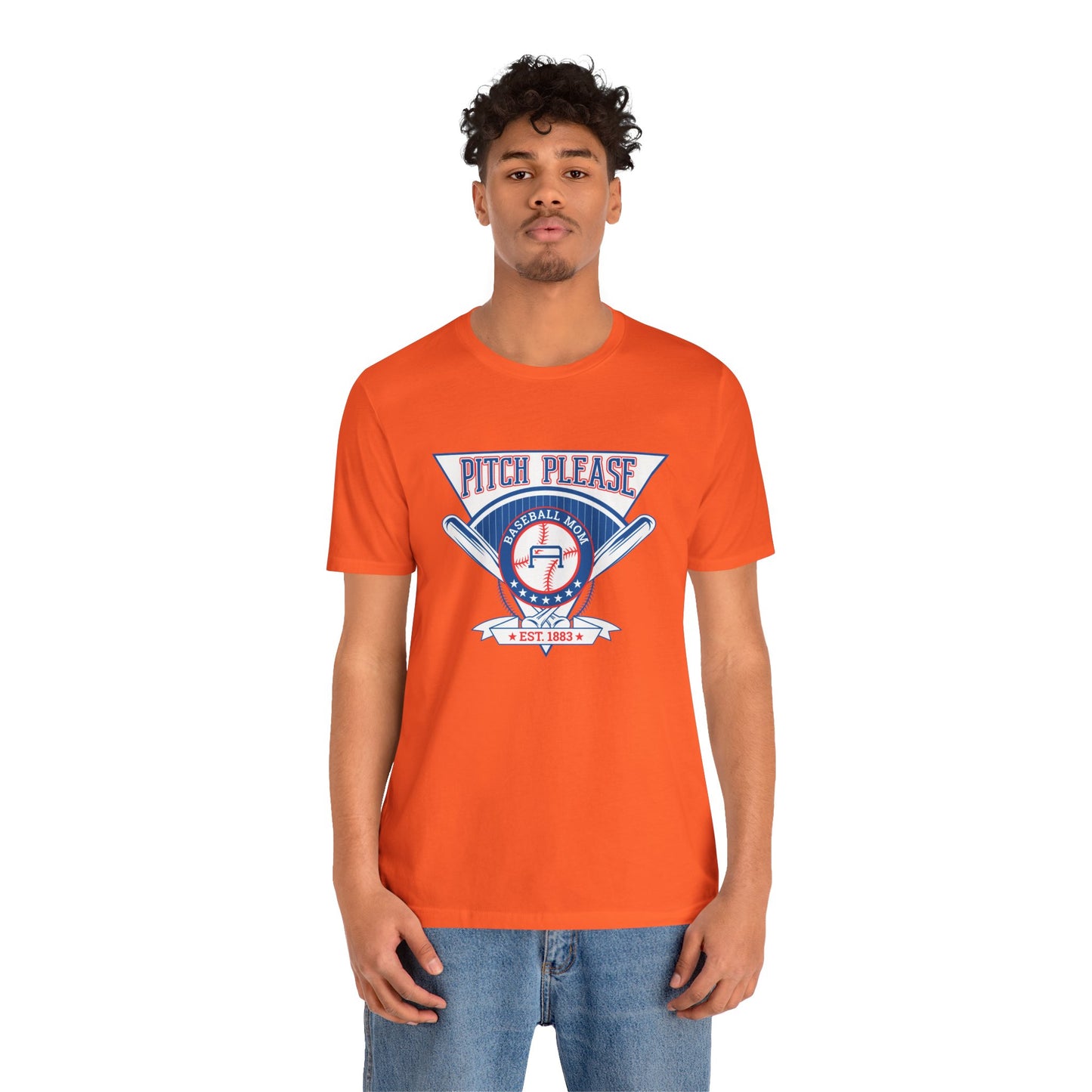 Vintage Baseball Graphic Tee - "Pitch Please" Unisex Jersey Shirt