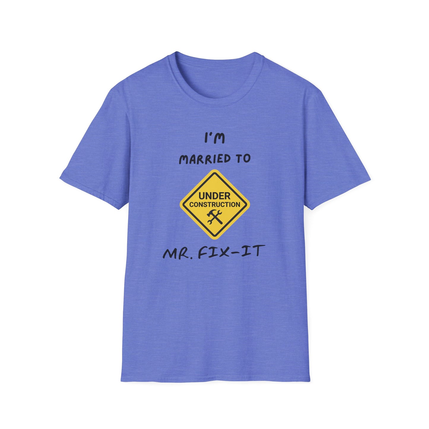 Funny Married To A Mr. Fix-It Unisex Softstyle T-Shirt