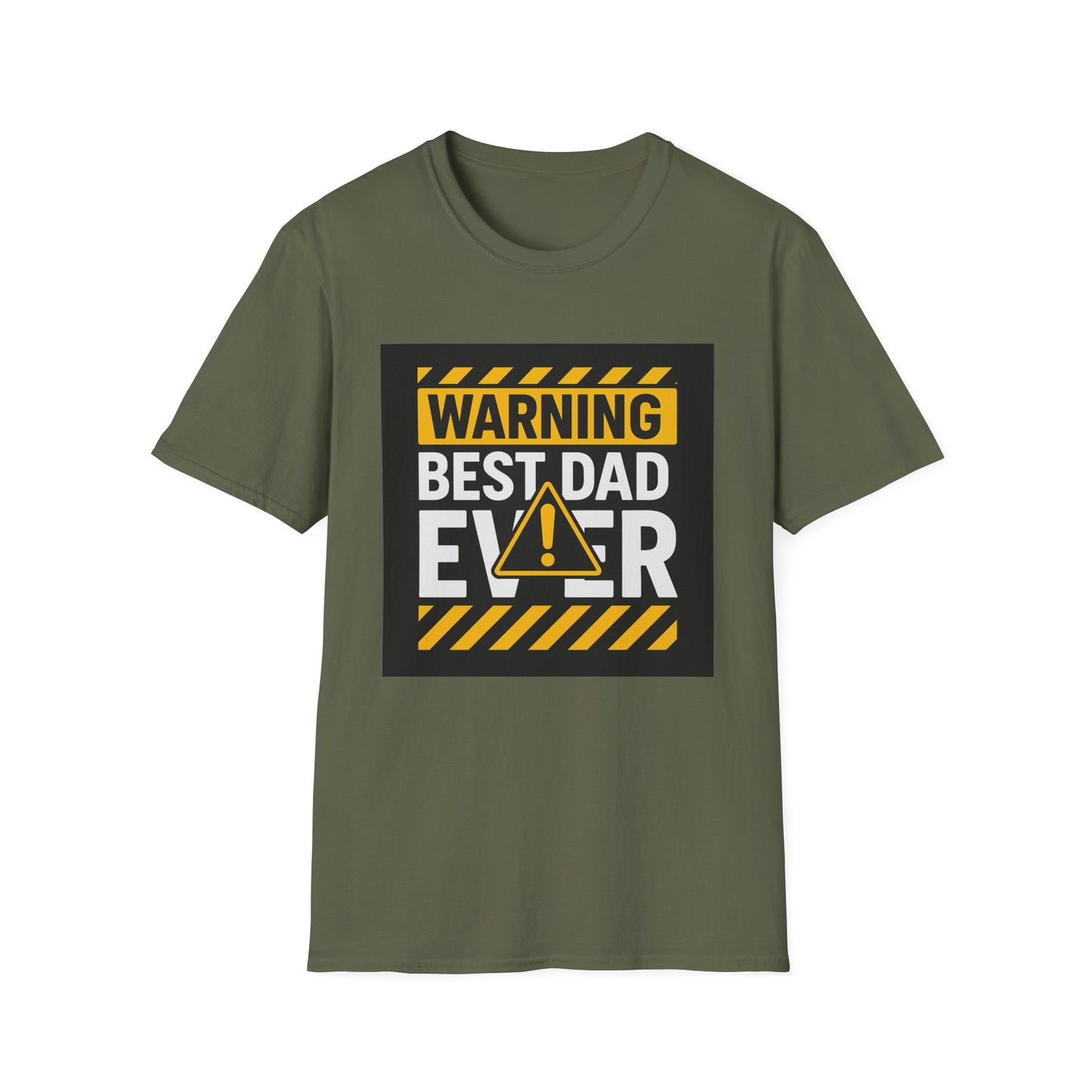 Warning Best Dad Ever T-Shirt | Funny Gift for Dads | Father's Day, Birthday, Dad's Night Out, Casual Wear, Unisex Tee