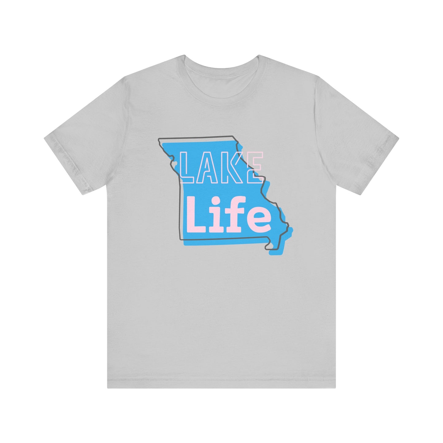 Missouri Lake Life Unisex Jersey Tee | Summer Shirt, Vacation Wear, Casual Outfit, Nature Lover Gift, Lake House Apparel
