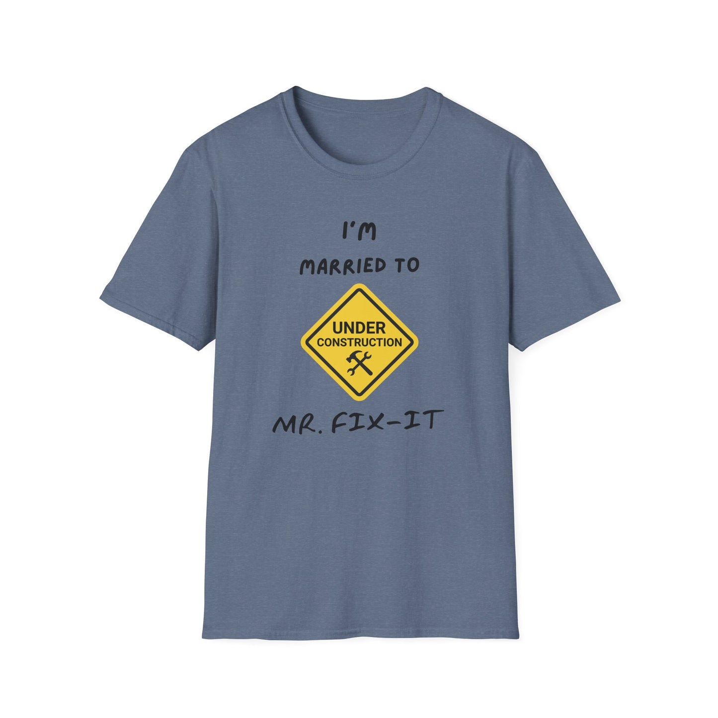 Funny Married To A Mr. Fix-It Unisex Softstyle T-Shirt
