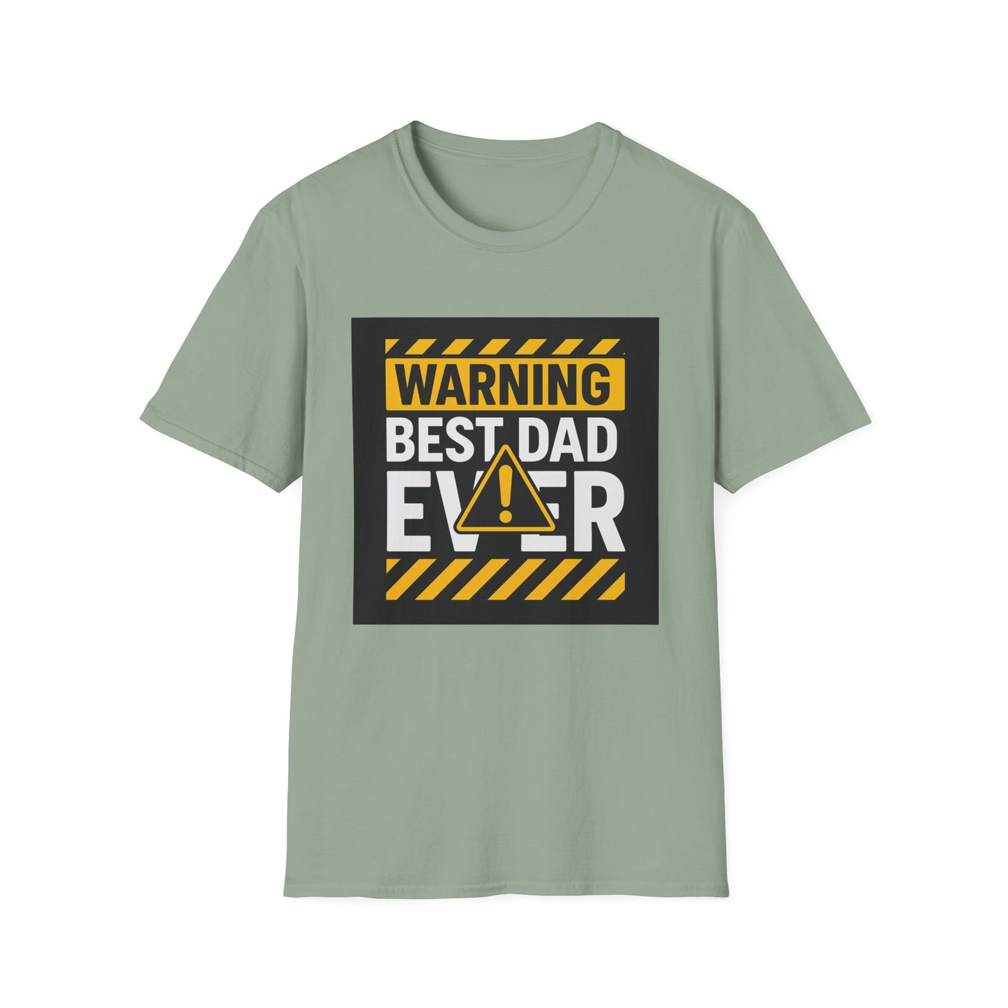 Warning Best Dad Ever T-Shirt | Funny Gift for Dads | Father's Day, Birthday, Dad's Night Out, Casual Wear, Unisex Tee