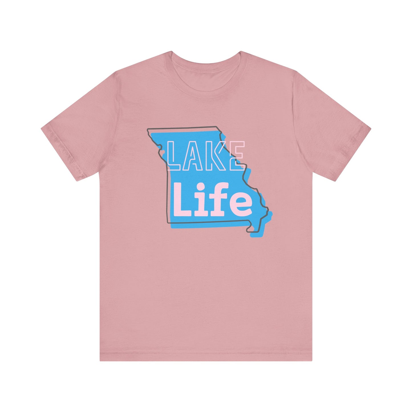 Missouri Lake Life Unisex Jersey Tee | Summer Shirt, Vacation Wear, Casual Outfit, Nature Lover Gift, Lake House Apparel