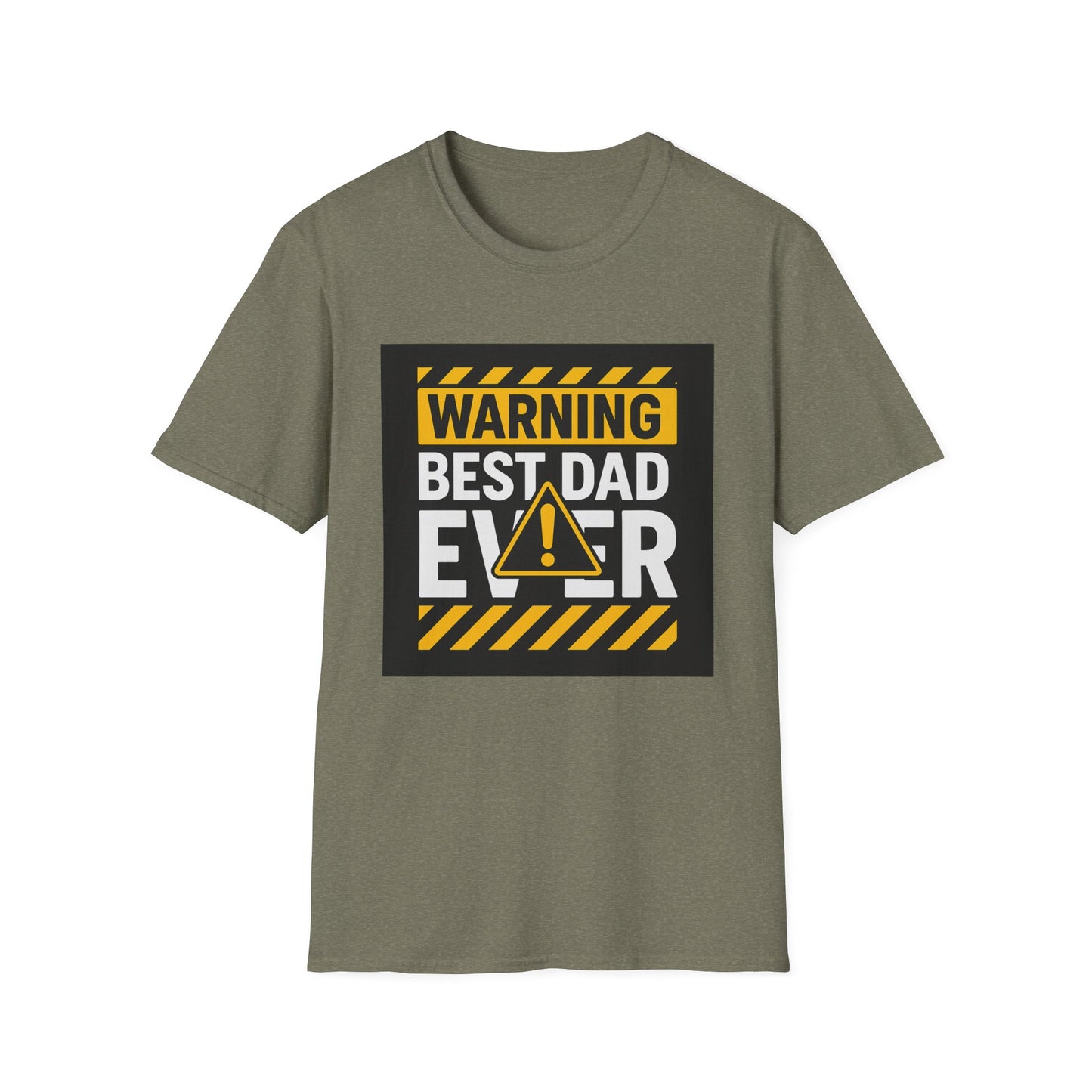 Warning Best Dad Ever T-Shirt | Funny Gift for Dads | Father's Day, Birthday, Dad's Night Out, Casual Wear, Unisex Tee
