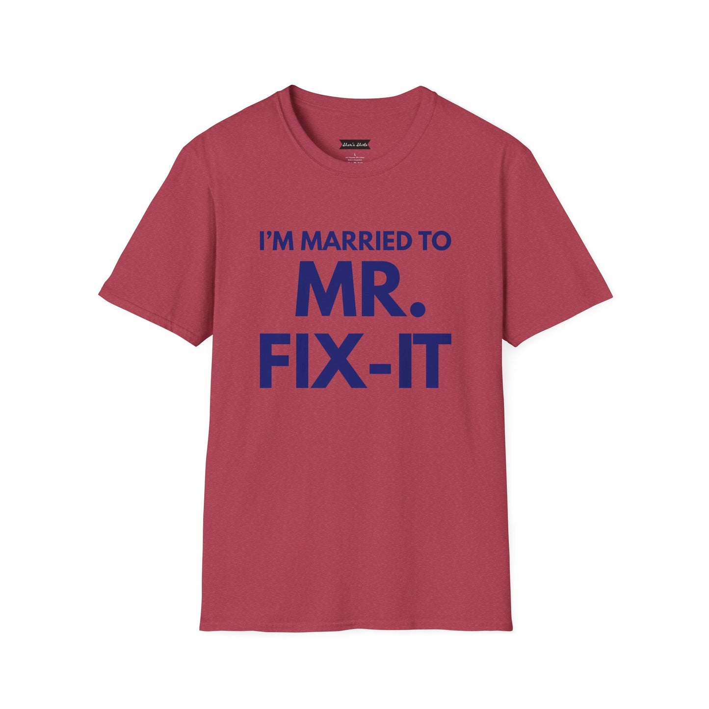 Funny Married to Mr. Fix-It T-Shirt for DIY Lovers