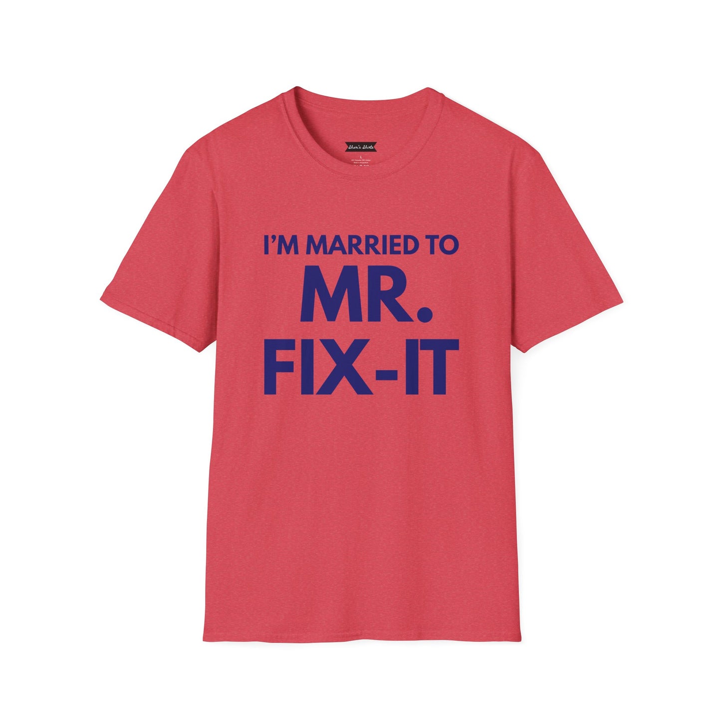 Funny Married to Mr. Fix-It T-Shirt for DIY Lovers