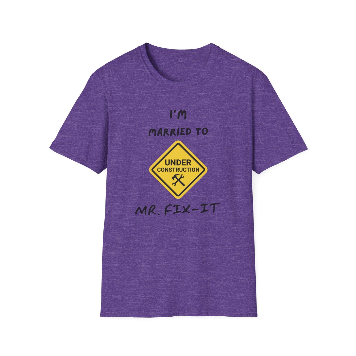 Funny Married To A Mr. Fix-It Unisex Softstyle T-Shirt