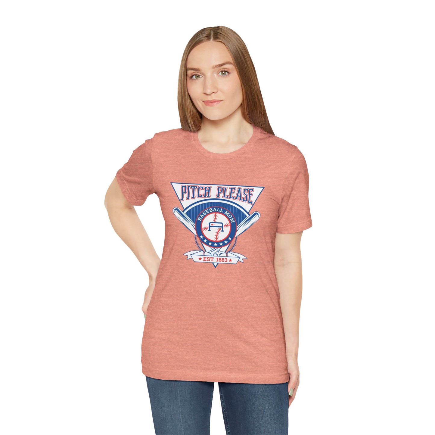 Vintage Baseball Graphic Tee - "Pitch Please" Unisex Jersey Shirt