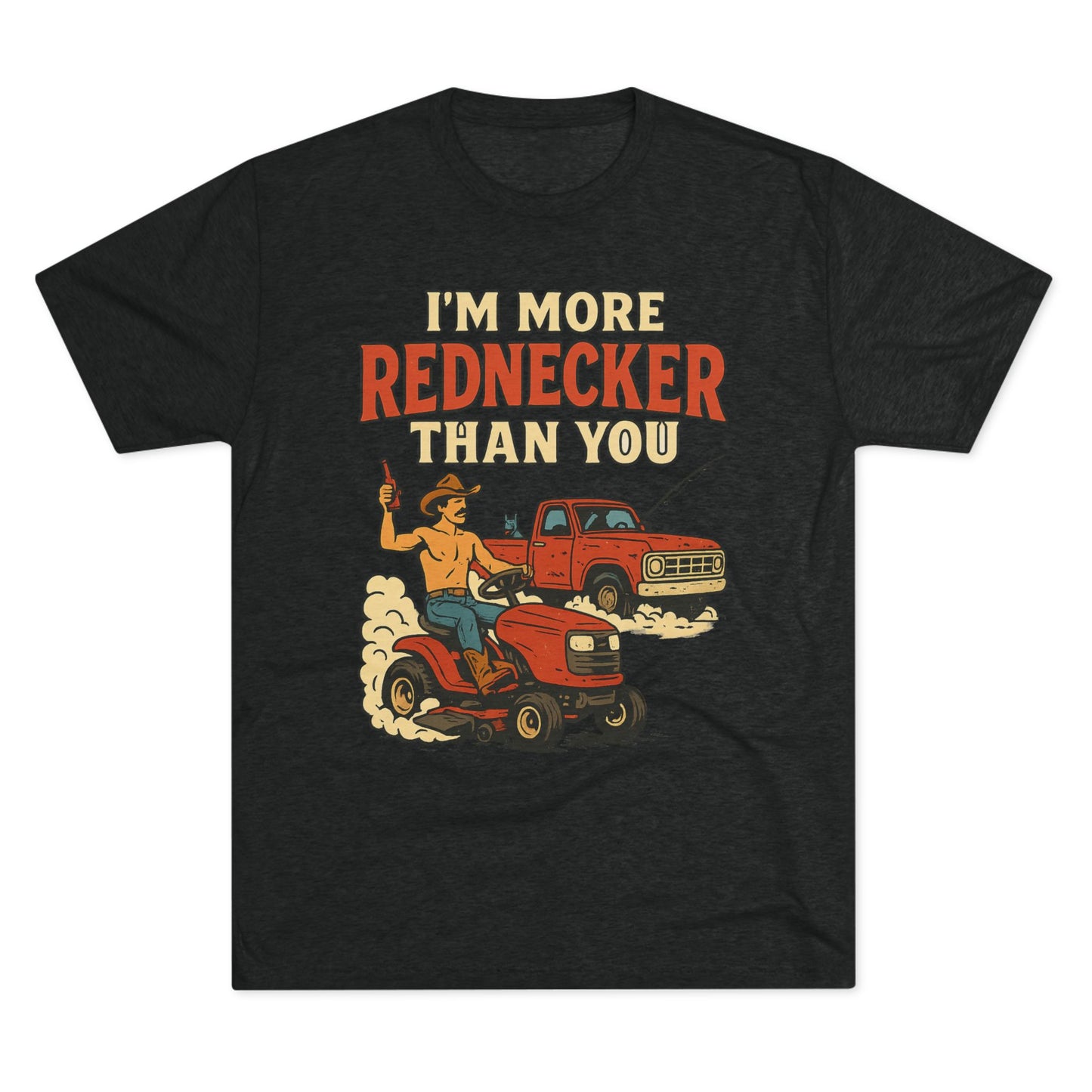 Rednecker Humor Crew Tee, Funny T-Shirt for Country Lovers, Unisex Graphic Shirt, Gift for Farmers, Outdoorsy Style Tee