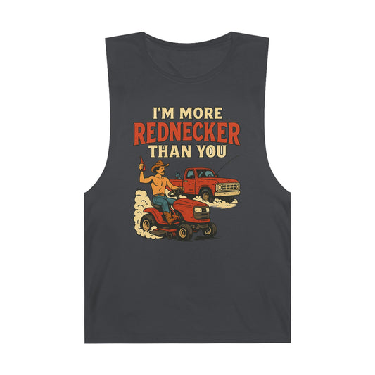 Funny Redneck Tank Top - Unisex Humor Shirt, Country Style, Summer Casual Wear, Gift for Farmers, Outdoorsy Events