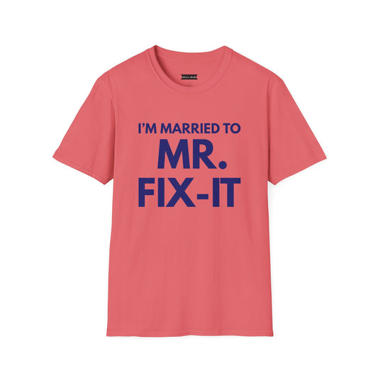 Funny Married to Mr. Fix-It T-Shirt for DIY Lovers