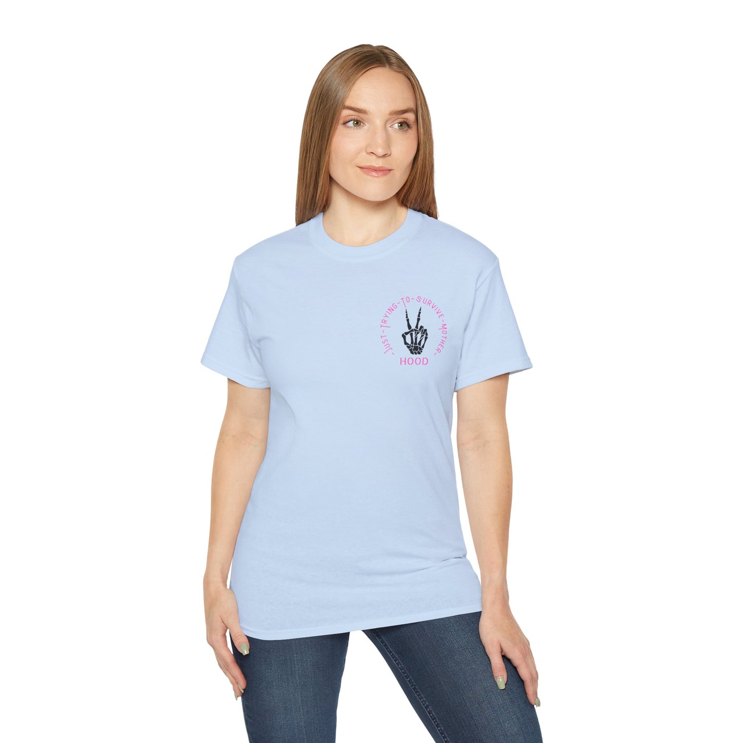 Unisex Ultra Cotton Tee - Straight Outta Patience Graphic Shirt, Fun Casual Wear, Gifts for Friends, Comfortable Everyday Tee, Perfect [...]