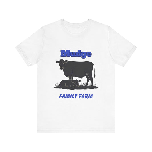 Mudge Family Farm Tee - Unisex Jersey Short Sleeve T-Shirt, Farm Life Apparel, Country Style Shirt, Gift for Farmers, Farm Shirt