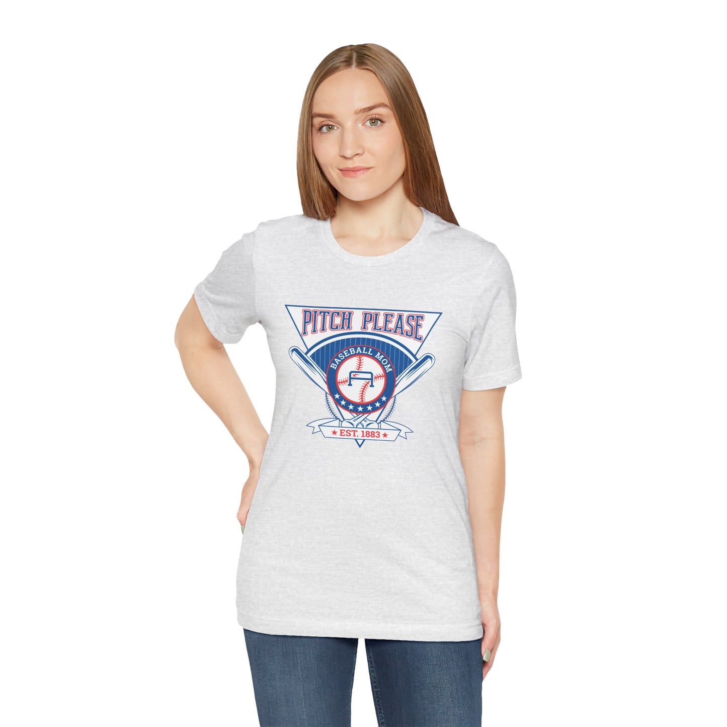 Vintage Baseball Graphic Tee - "Pitch Please" Unisex Jersey Shirt