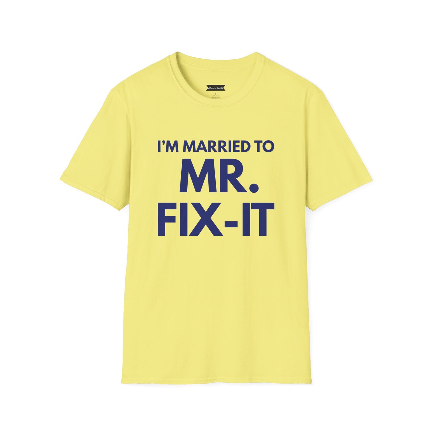 Funny Married to Mr. Fix-It T-Shirt for DIY Lovers