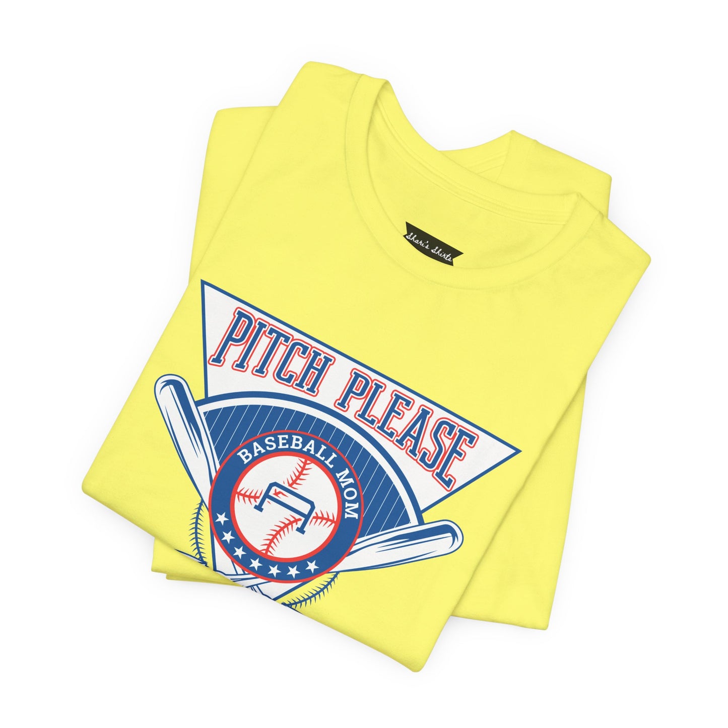 Vintage Baseball Graphic Tee - "Pitch Please" Unisex Jersey Shirt